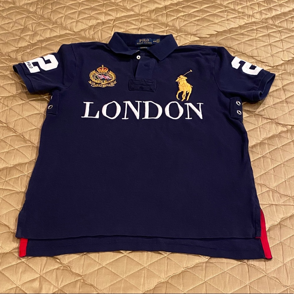 Polo embroidered city series shirt size M